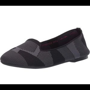 Skechers Women's Knit Loafer Skimmer Ballet Flat